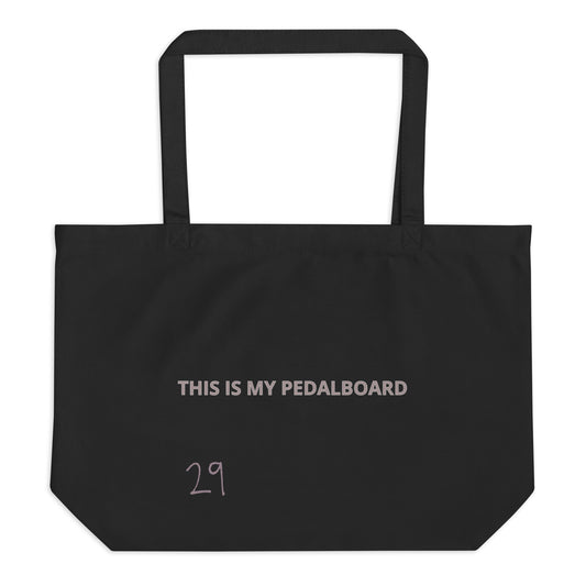 "This is my pedalboard" tote bag