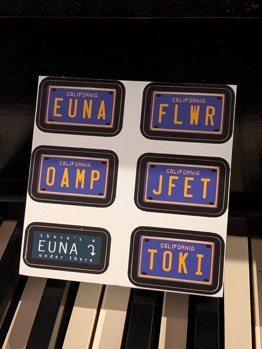 Pedalboard Bumper Stickers