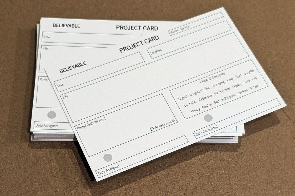 Believable Project Card Set – Believable Audio