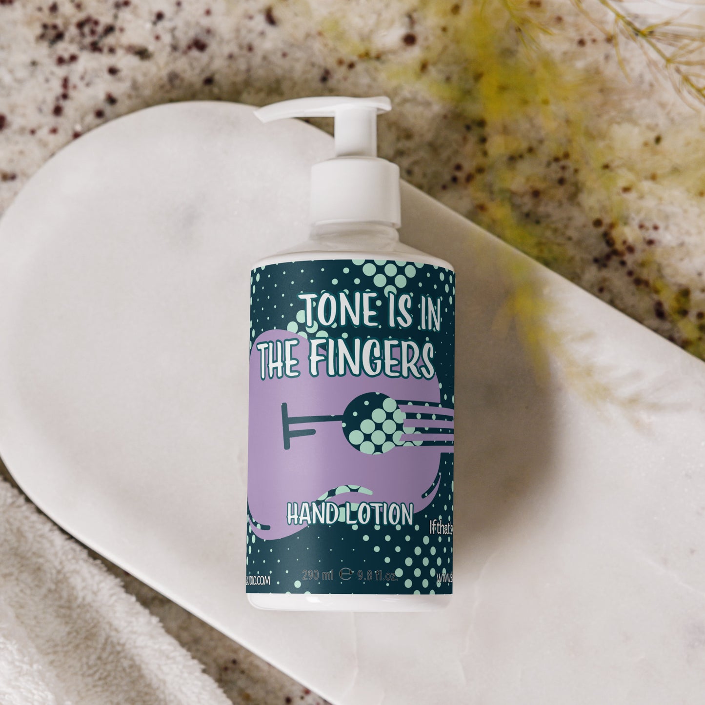 "Tone Is In The Fingers" refreshing hand & body lotion