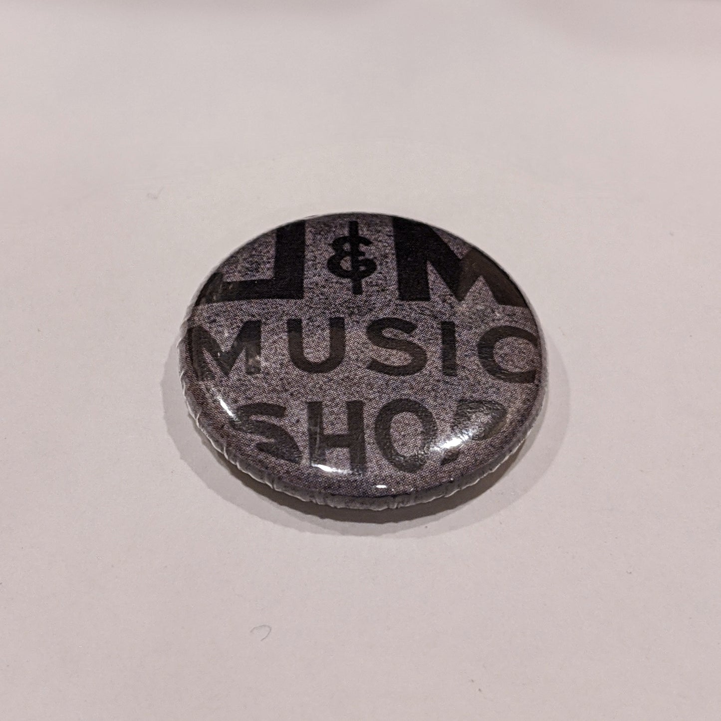 J&M Music Shop 1" Pin Button