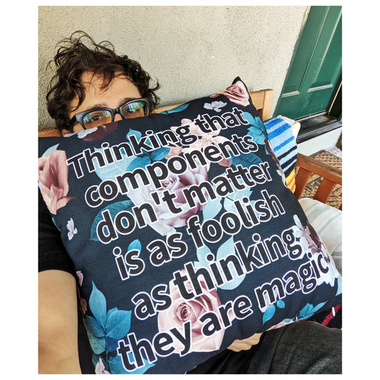 Components Matter Throw Pillow