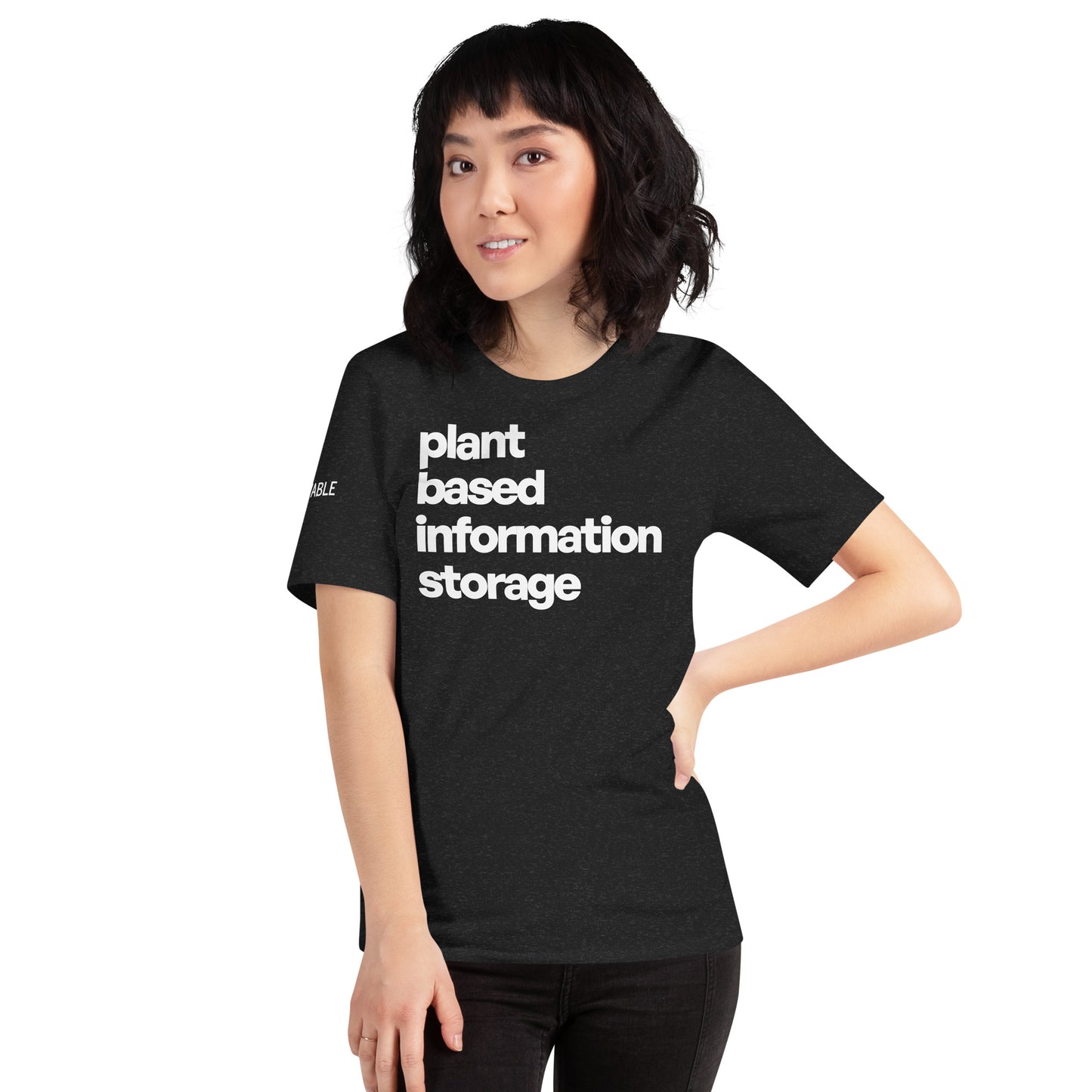 Plant-Based Information Storage T-Shirt